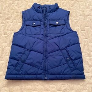 Gymboree Blue Puffer Vest